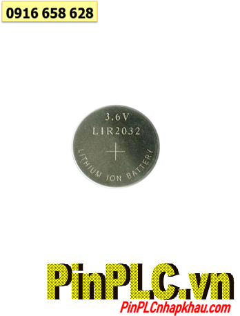 LIR2032 _Pin LIR2032; Pin sạc lithium Li-ion 3.6v LIR2032 /Pin đồng xu sạc 3.6v Lithium chính hãng